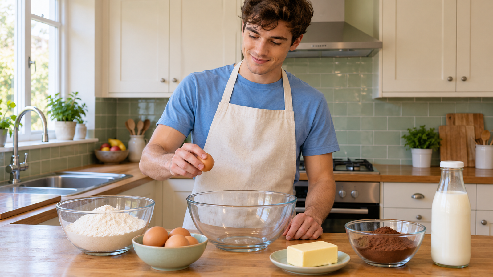 Oscar Bakes a Birthday Cake